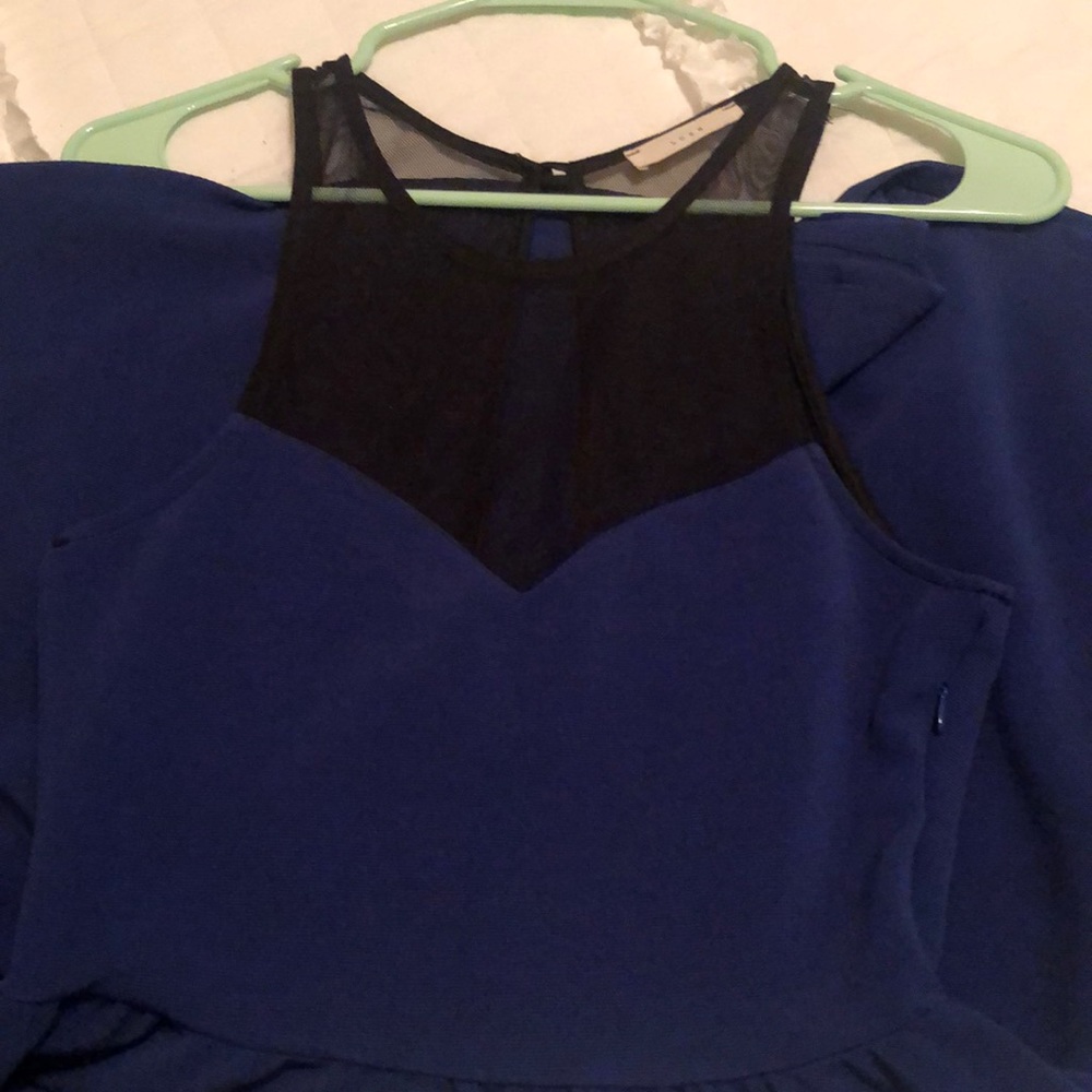 A navy blue dress!